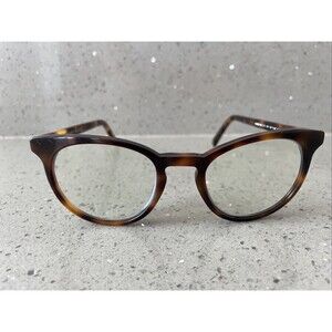 Warby Parker Sadie M 225 Round Eyeglasses Frames Only 49-20-140 Tortoise